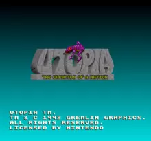 Image n° 3 - screenshots  : Utopia - The Creation of a Nation